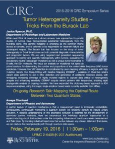 Tumor Heterogeneity Studies - Tricks from the Burack Lab. Janice Spence, PhD, Department of Pathology and Laboratory Medicine