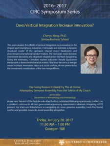 Does Vertical Integration Increase Innovation? Chenyu Yang, PhD, Simon Business School