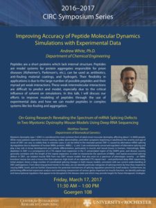 Improving Accuracy of Peptide Molecular Dynamics Simulations with Experimental Data, Andrew White, PhD, Department of Chemical Engineering