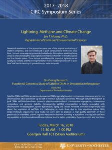 Lightning, Methane and Climate Change. Lee T. Murray, PhD, Department of Earth and Environmental Sciences