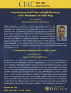 Genomic Approaches to Understanding RNA Processing and its Responses to Therapeutic Drugs. Paul L. Boutz, PhD, Department of Biochemistry and Biophysics